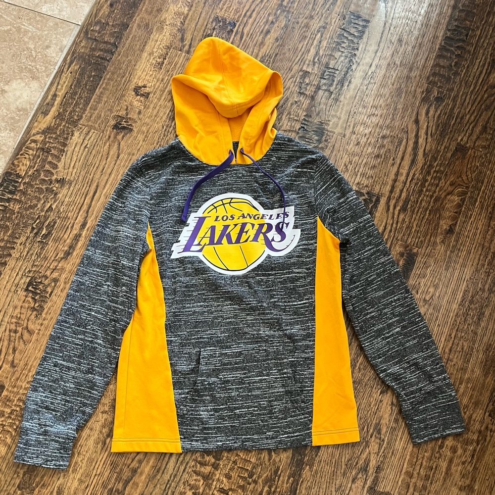LA Lakers Men's Hoodie (Fanatics In Mint Condition) Men’s Size: Small Color Gray